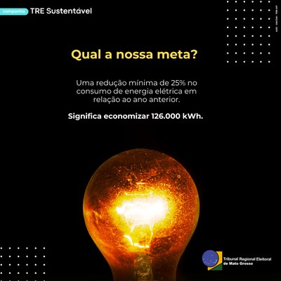 TRE Sustentável:  consumo de energia
