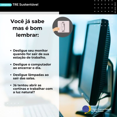 TRE Sustentável:  consumo de energia