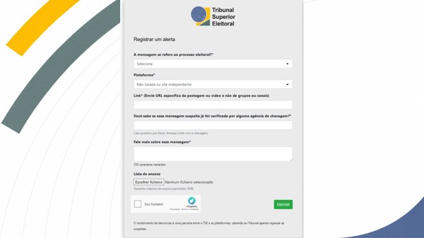 TSE fornece canal para denunciar desinformação eleitoral 2