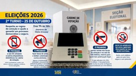 Regras valem para este domingo (25) e visam garantir voto livre e seguro