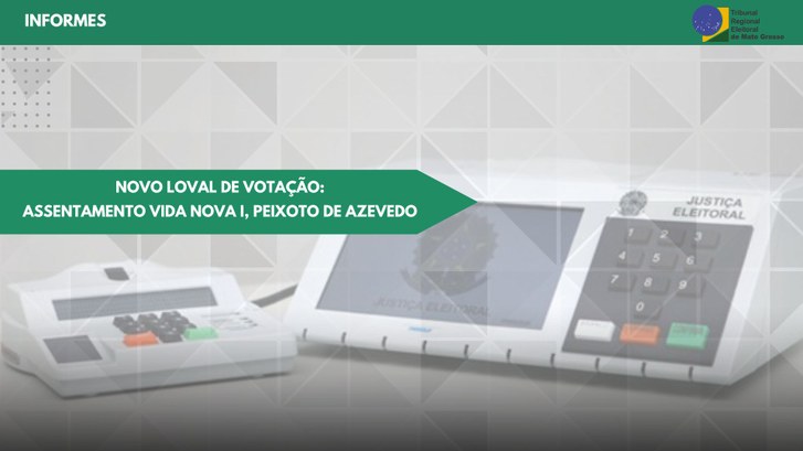 #DescriçãodaImagem: Imagem com fundo triangular, contendo outra imagem sobreposta de uma urna el...