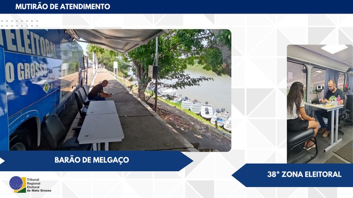 Inicia hoje mutirão da Justiça Eleitoral em Barão de Melgaço Inicia hoje mutirão da Justiça Eleitoral em Barão de Melgaço