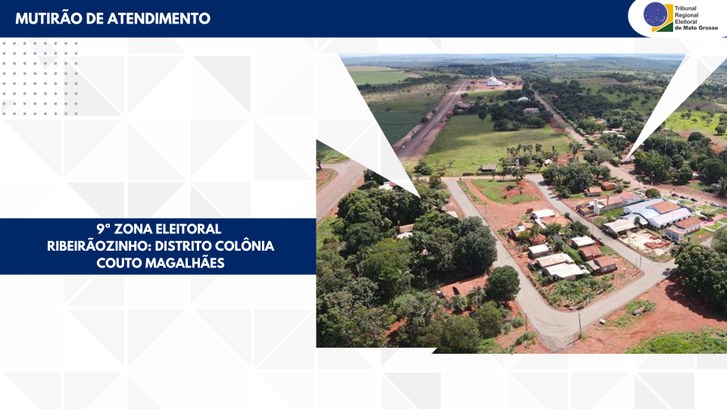 Mutirão contemplará eleitores do distrito Colônia Couto Magalhães Mutirão contemplará eleitores do distrito Colônia Couto Magalhães