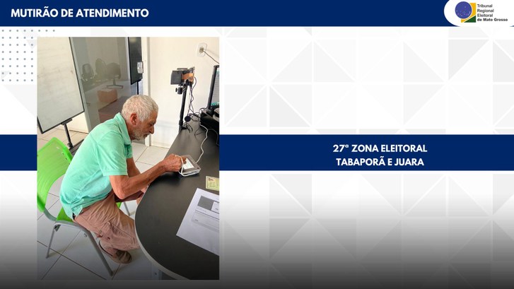 Tabaporã e Juara recebem mutirão da Justiça Eleitoral em três zonas rurais Tabaporã e Juara recebem mutirão da Justiça Eleitoral em três zonas rurais