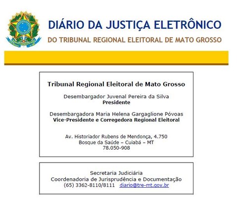 TRE-MT capa-diario-justica-eletronico