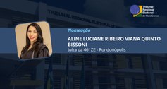 TRE-MT DESIGNAÇÃO JUÍZA ALINE BISSONI - 46 ZONA ELEITORAL - RONDONÓPOLIS