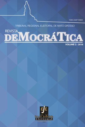 TRE-MT - EJE - Revista Democrática - Volume 2 - 2016 - Capa