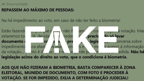 TRE-MT Fake News Biometria Obrigatória
