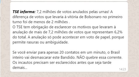 tre-mt fakenews-7-2-milhoes-votos-anulados-pela-urna-eletronica