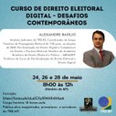 Folder do curso de direito eleitoral digital - desafios contemporâneos