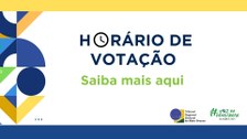 tre-mt horário de votação