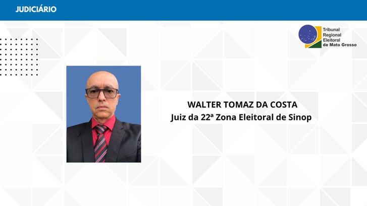 TRE-MT JUIZ WALTER TOMAZ