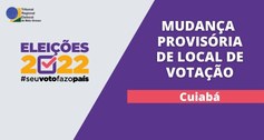 TRE-MT MUDANÇA LOCAL PROVISÓRIO CUIABÁ