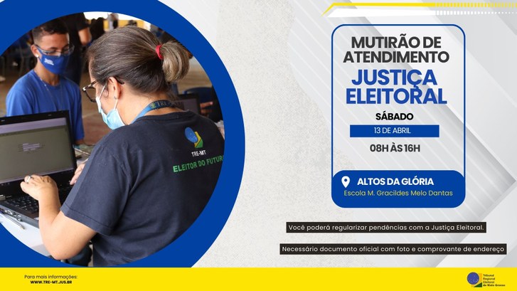 TRE-MT MUTIRÃO ALTOS DA GLÓRIA