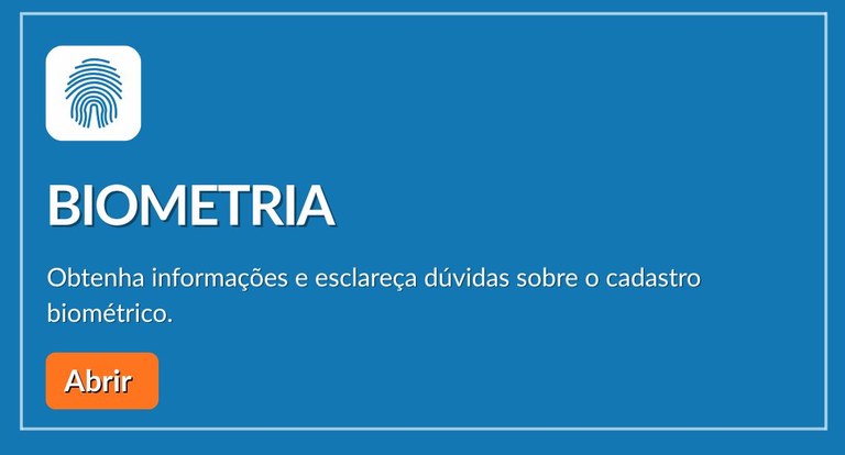 Serviços de Biometria Eleitoral