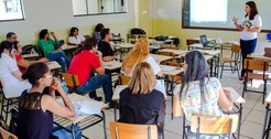 Palestra da EJE na Escola Pascoal Moreira Cabral.