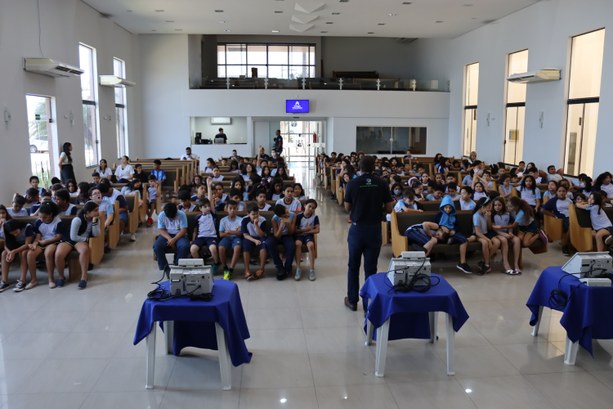 TRE-MT PALESTRAS DA EJE NA ESCOLA ADVENTISTA