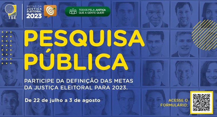 TRE-MT PESQUISA PÚBLICA PARA METAS 2023