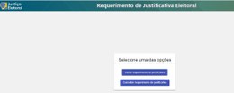 Requerimento de Justificativa Eleitoral