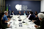 TRE-MT REUNIÃO SOBRE SORTEIO PARA AUDITORIA DAS URNAS