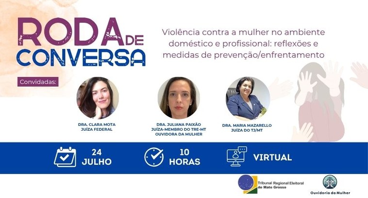 TRE-MT RODA DE CONVERSA MULHRES TRE-MT RODA DE CONVERSA MULHERES