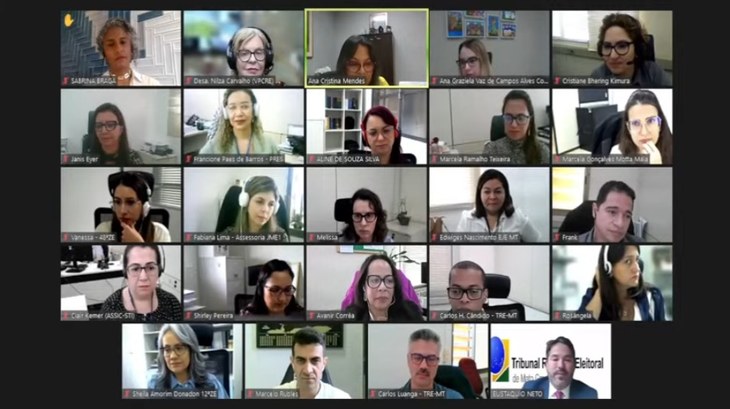 TRE-MT TELA DA LIVE SOBRE DESIGUALDADE DE GÊNERO 2023 TRE-MT TELA DA LIVE SOBRE DESIGUALDADE DE GÊNERO 2023