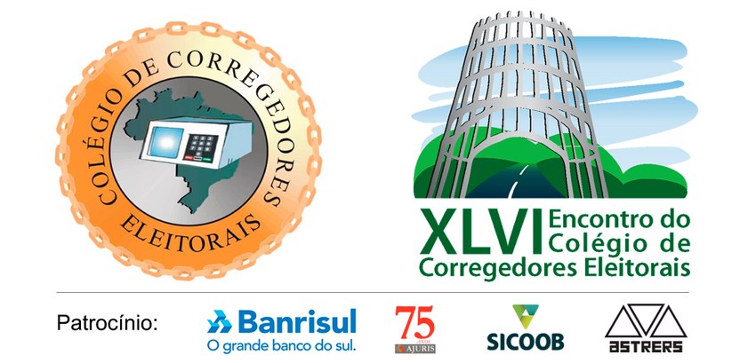 TRE-RS Logo Encontro do Colégio de Corregedores Eleitorais